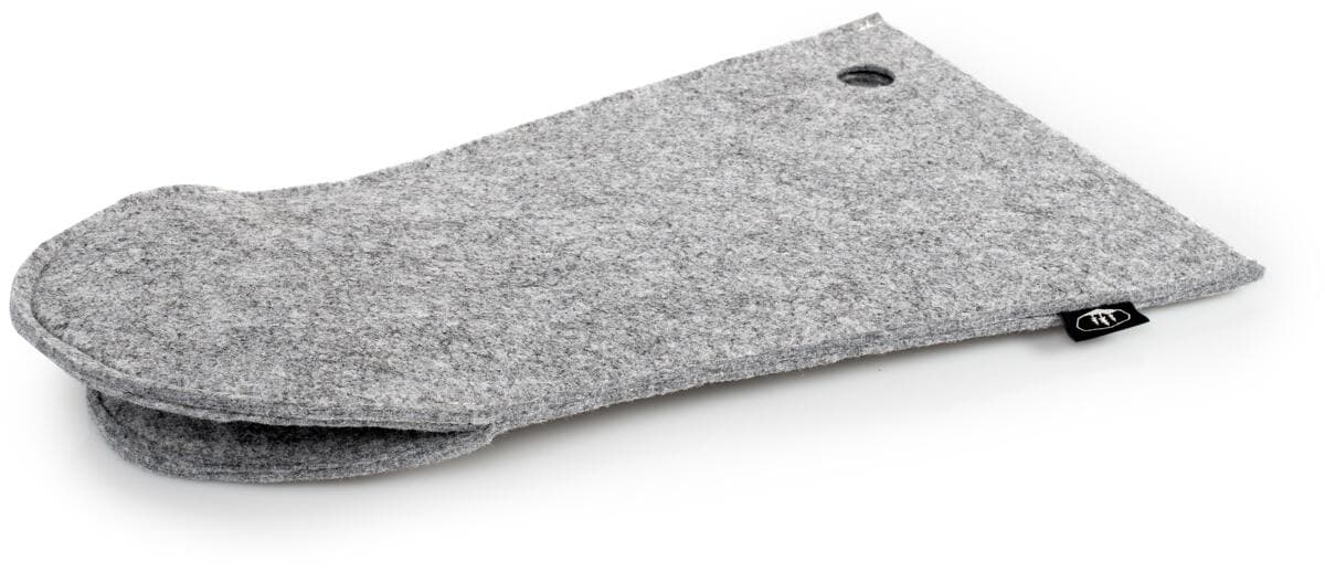 Grillvott i resirkulert ull 30x15 cm, grå fra GSI
