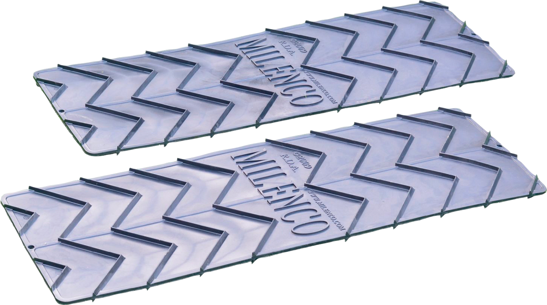 Gripeplate ekstra bred 75 x 25,5 cm universell - Milenco forfra