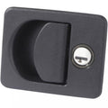 Gripfordypningslås Kubus svart 140 x 80 mm sett forfra