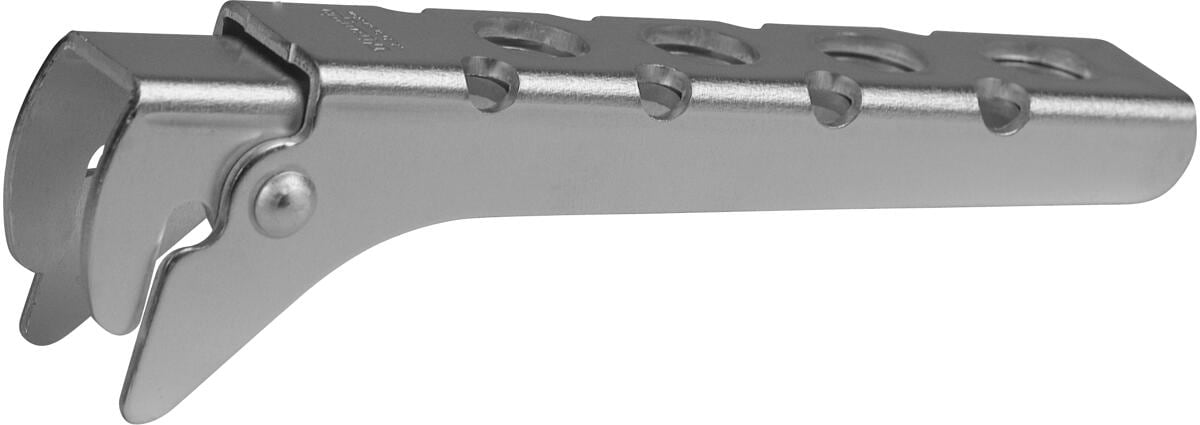 Grytegrep TH25 i aluminium 128 mm 48 g - forfra