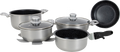 Grytesett aluminium induksjon 8-deler - Gimex forfra