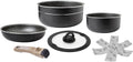 Grytesett Pirate Spacemaster aluminium med belegg - Brunner forfra