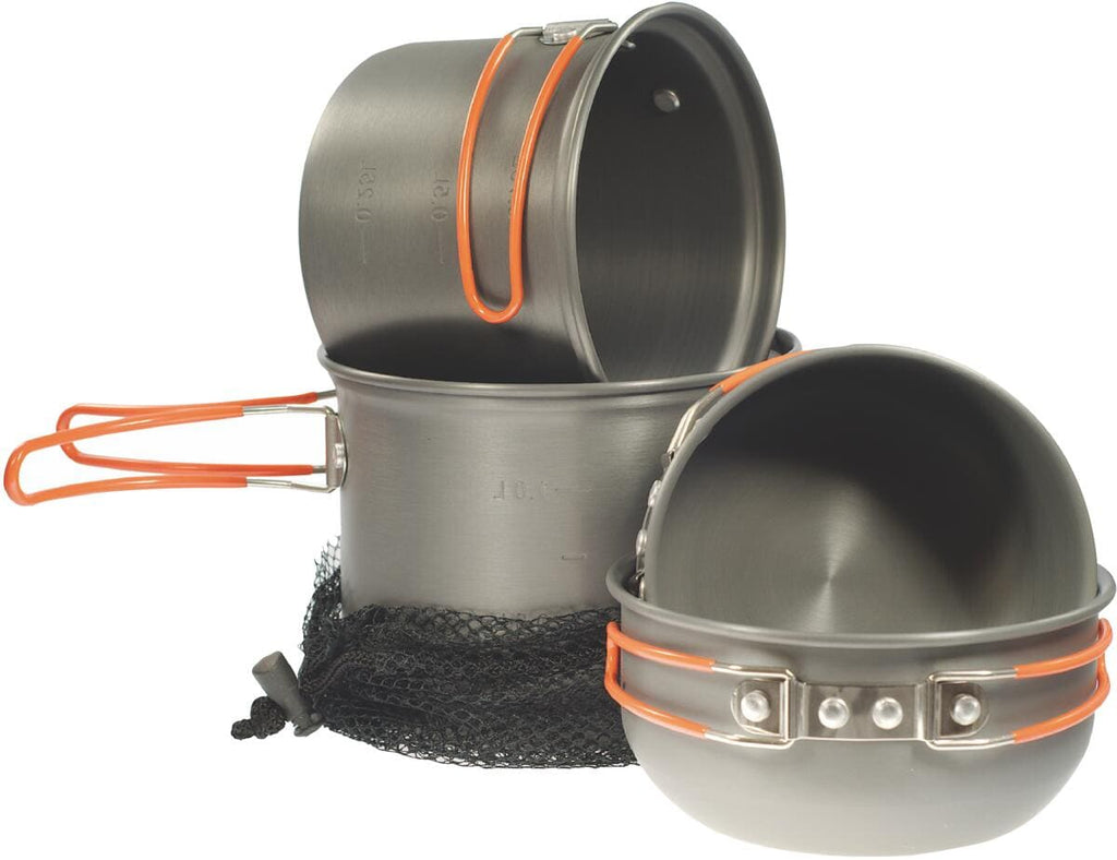 Grytesett Zirkon aluminium 5-deler 448 g forfra