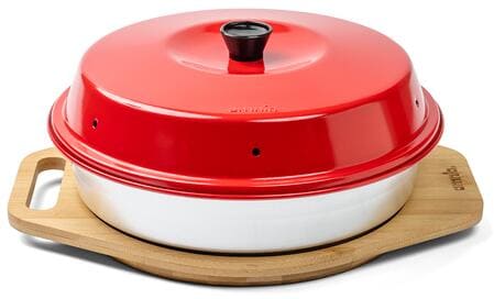 Montert gryteunderlag i bambus 23,5x31,2 cm for OMNIA stekeovn på bord