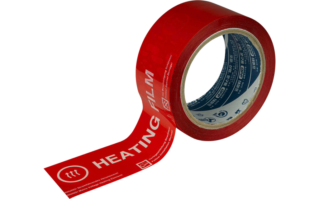 Gulv varmefolie 130 W/m² 30x150 cm for campingvogn - Mi-Heat nærbilde termostat