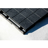 Gulvplate for fortelt 50 x 50 cm resirkulert PVC Isabella bakside