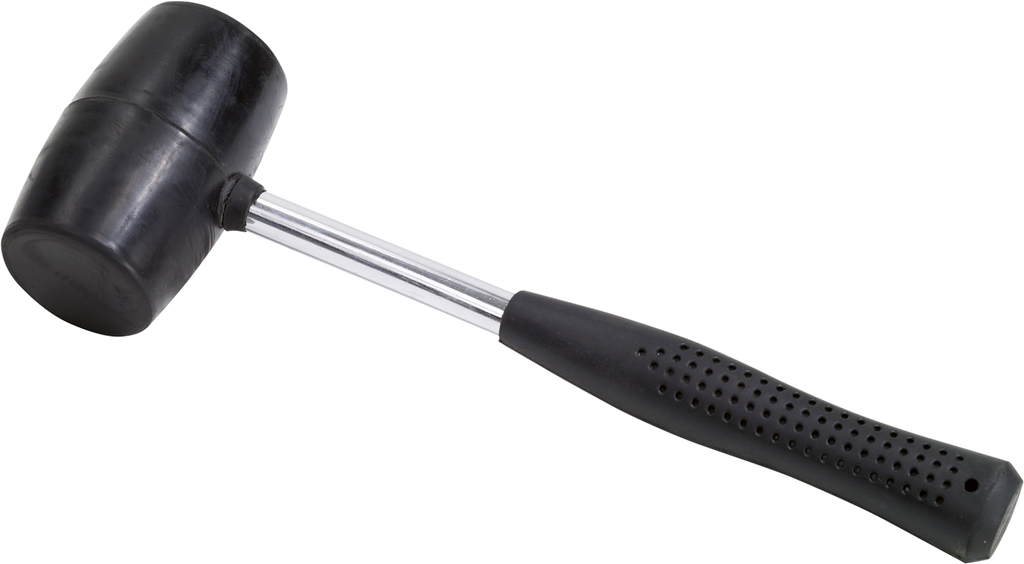 Gummi- og stålhammer for camping 430 g - Easy Camp forfra