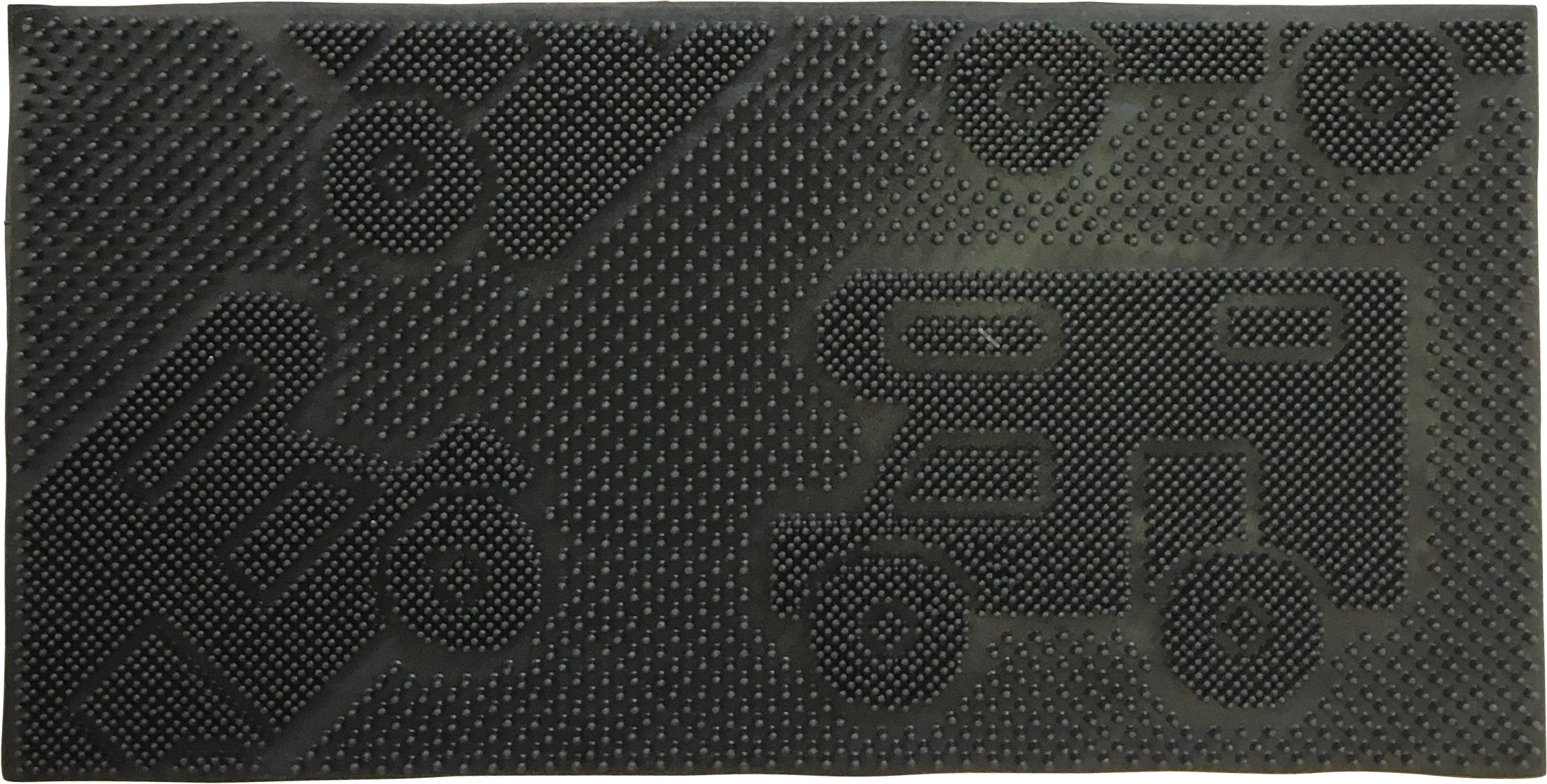 Gummimatte for bobil 50 x 25 cm, vanntett og UV-bestandig - Arisol, forfra