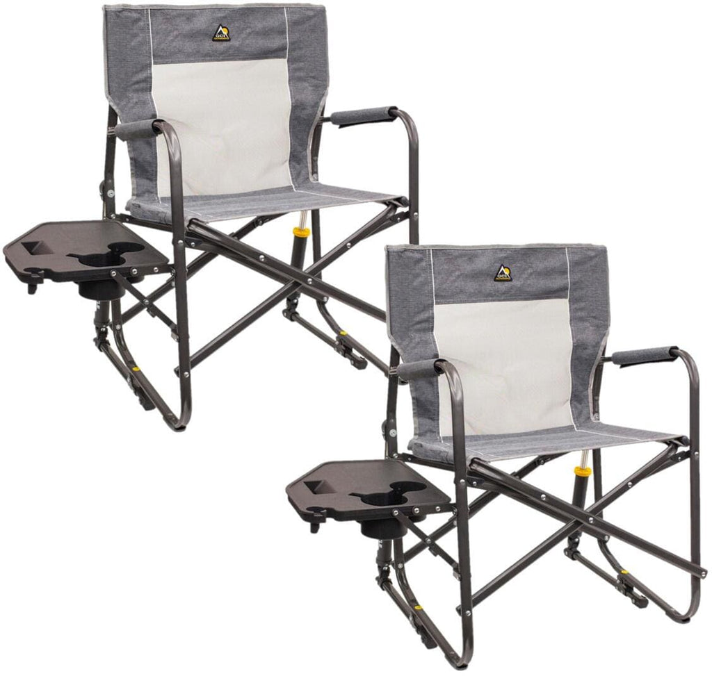 Gyngestol Freestyle Rocker sett 2 stk Heathered Pewter forfra