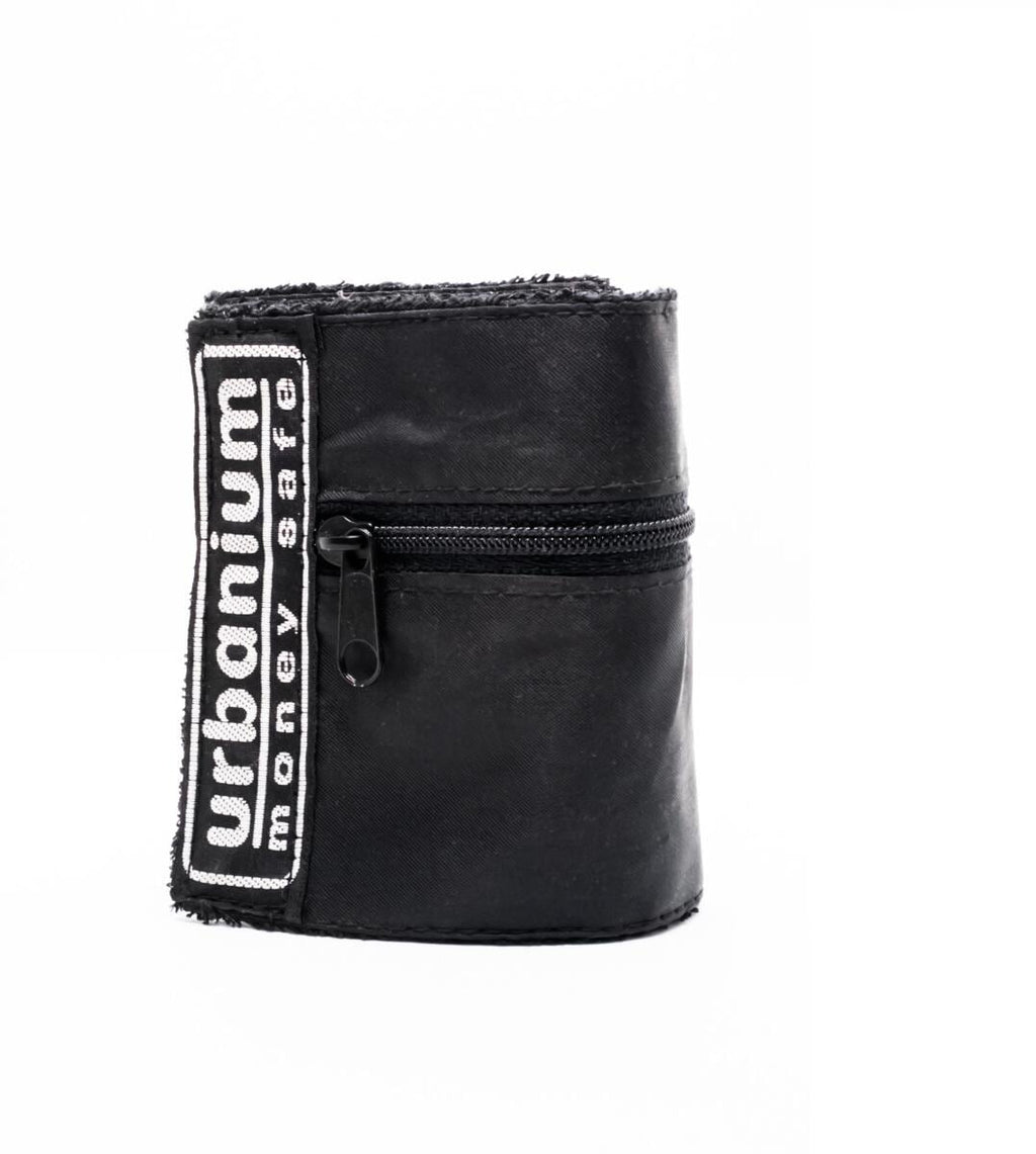 Håndleddslommebok med borrelås 29,5x10 cm Urbanium forfra