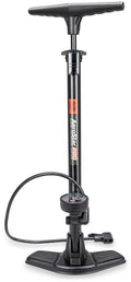 Håndpumpe med manometer 11 bar stålsylinder 65 cm slange - Heyner forfra