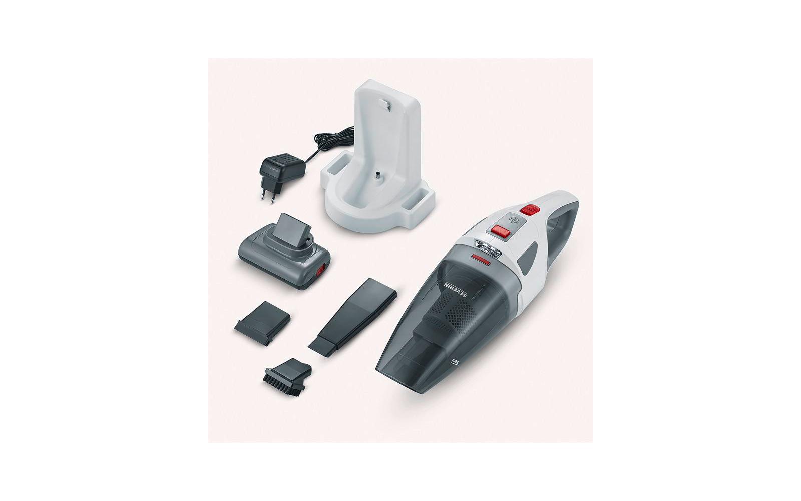 Håndstøvsuger 4-in-1 trådløs 120 W Wet & Dry hvit - Severin bakside