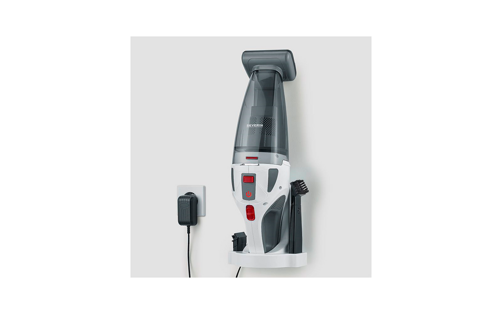 Håndstøvsuger 4-in-1 trådløs 120 W Wet & Dry hvit - Severin batteriindikator