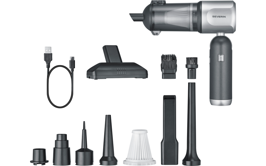 Håndstøvsuger HV 7135 S-Power Vac & Blow trådløs - Severin bakside