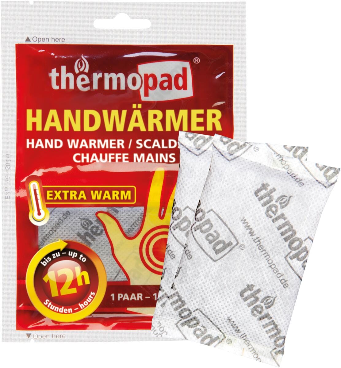 Håndvarmer engangspakke 2 stk opptil 12 timer varme Thermopad nærbilde