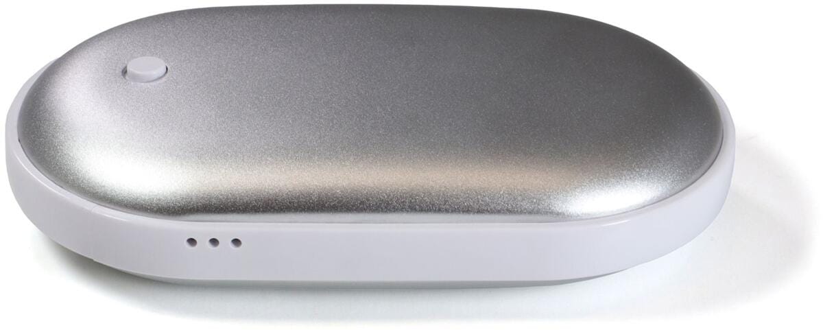 Montert håndvarmer med powerbank 5000mAh USB-C 130g Origin Outdoors i bruk