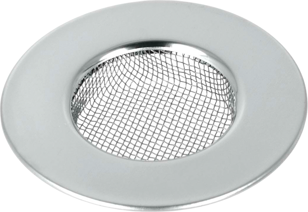 Hårfangsil i rustfritt stål Ø 7,5 cm for avløp Metaltex forfra