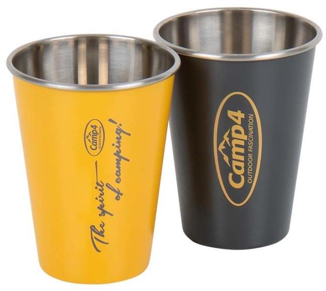 Harmony kopp i rustfritt stål 2er sett 450 ml fra Camp4