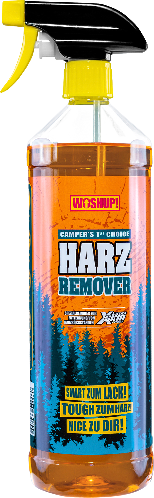 Harpiks-fjerner 1 liter for bobil og campingvogn - WOSHUP forfra