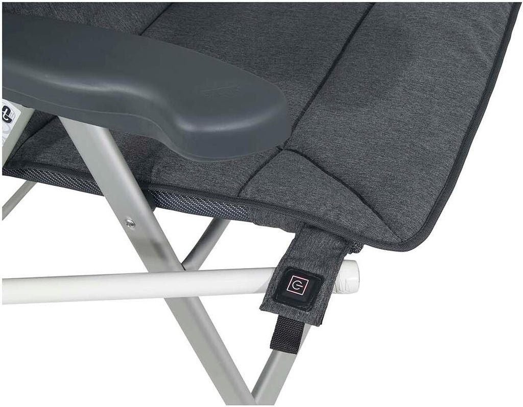 HC/237 oppvarmbar stolpute med powerbank 128x53 cm - Crespo montert på stol