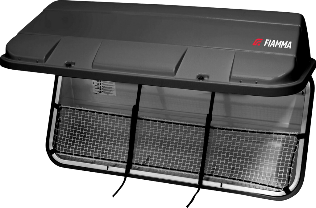 Hekk-boks Ultra Box 360 l for Carry-Bike, ABS, hvit forfra
