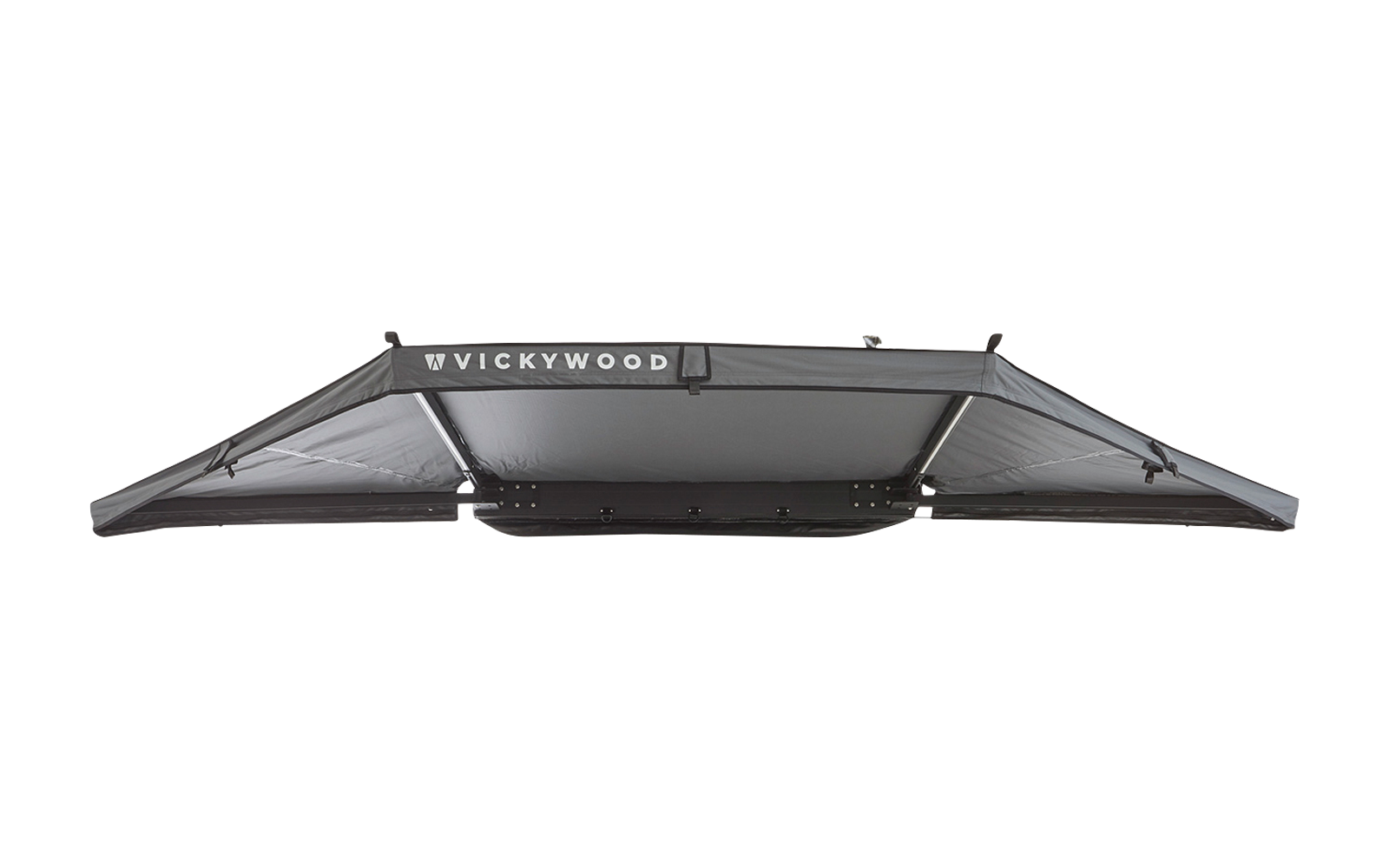 Hekk-markise Leaf 180° 150 cm med LED-belysning med opplyst LED-lys