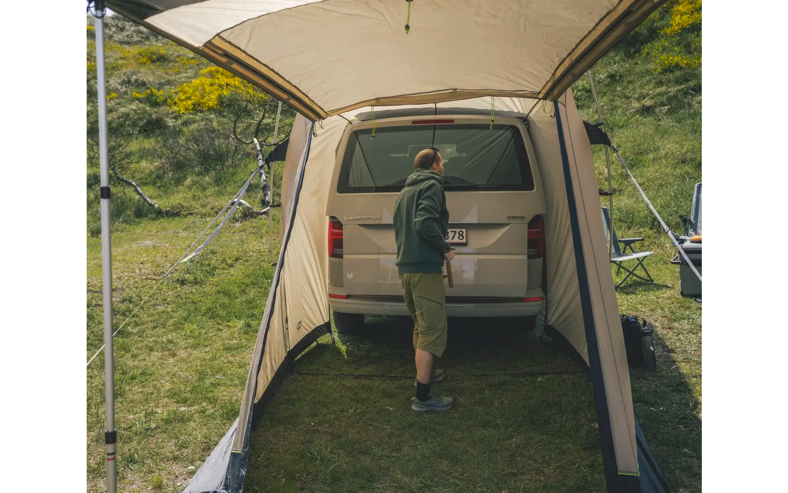 Hekktelt for campingbuss Sand Van 4,5 kg polyester innsiden med ventilasjon