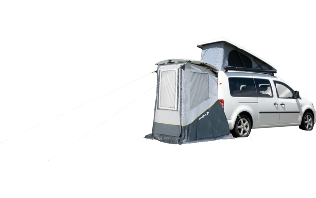 Hekktelt Pilote Caddy 5 for VW Caddy bakside og festemekanismer