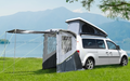 Hekktelt Pilote Caddy 5 for VW Caddy sett forfra montert