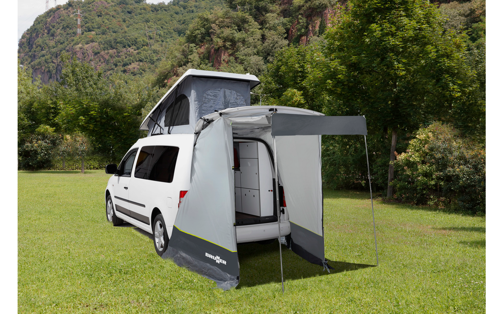 Hekktelt Pilote for VW Caddy t.o.m. 2021 bakside