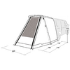 Hekktelt Sandcrest L for campingbuss bakside