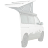 Hekktelt Sandcrest L for campingbuss, høyde 175-205 cm - Outwell