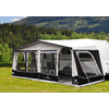 Montert Helårsfortelt Pioneer 240 All Season glassfiberstang på campingvogn