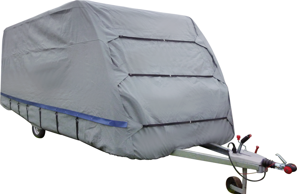 Helgarasje Wintertime for campingvogn 430x250x220 cm forfra