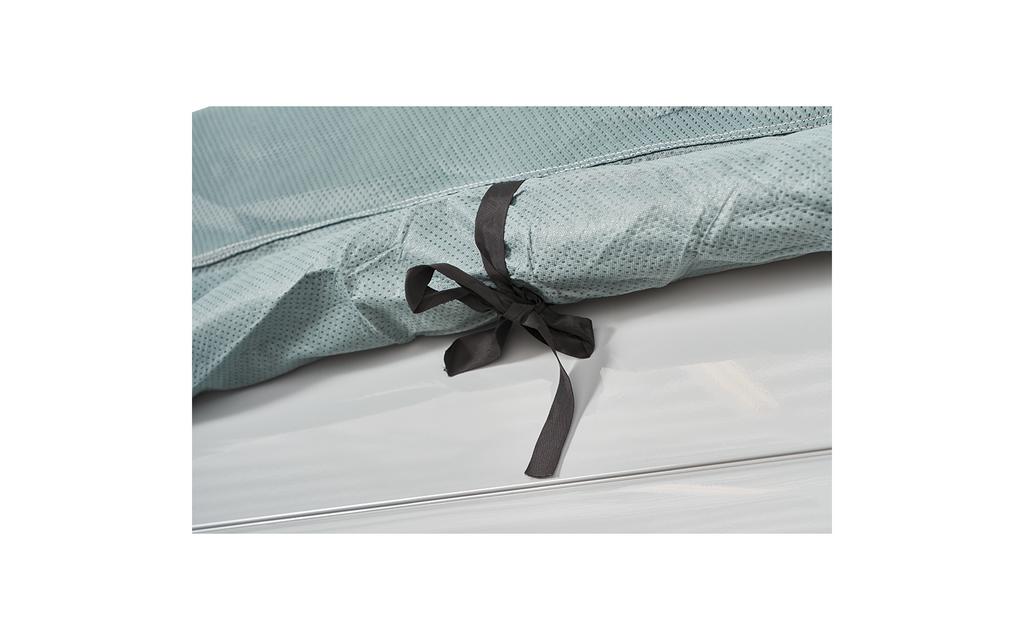 Montert Helgarasje Wintertime for campingvogn 430x250x220 cm på campingvogn