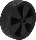 Helgummihjul med plastfelg 225 x 65 mm for nesehjul moog TRAILERPARTS forfra