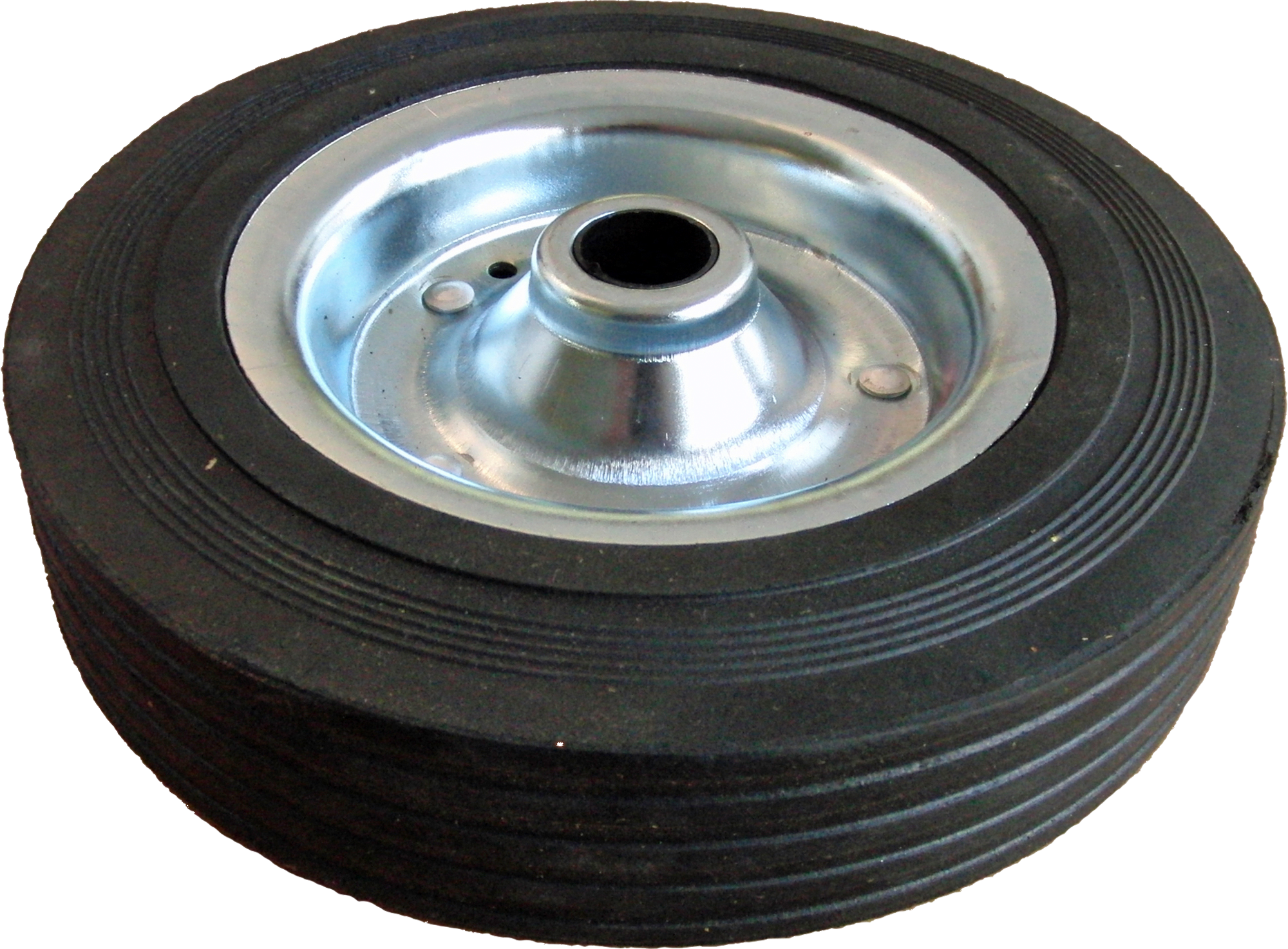 Helgummihjul med stålfelg for støttehjul 200x50 mm fra moog Trailerparts