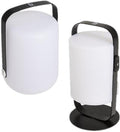 Helms oppladbar LED-bordlampe svart/hvit forfra