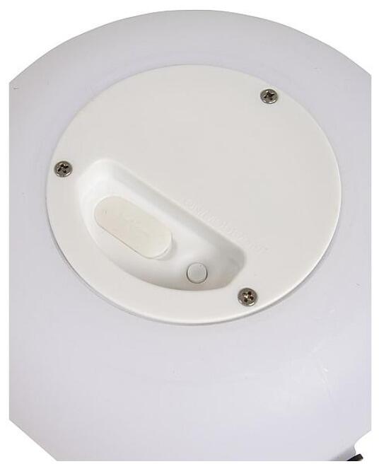 Helms oppladbar LED-bordlampe svart/hvit med USB-kabel