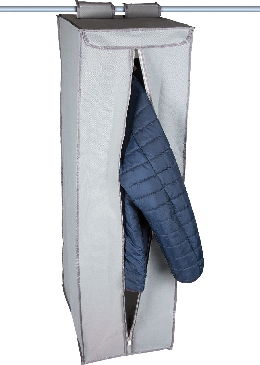 Hengegarderobe 55x120x35 cm polypropylen grå - Hindermann front