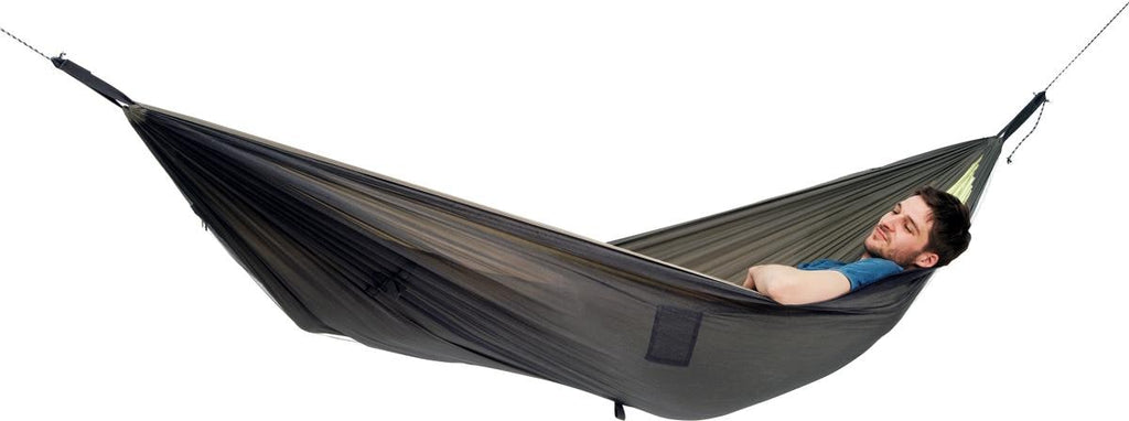 Detalj av myggnettet på Hengekøye Moskito Traveller Thermo med myggnett