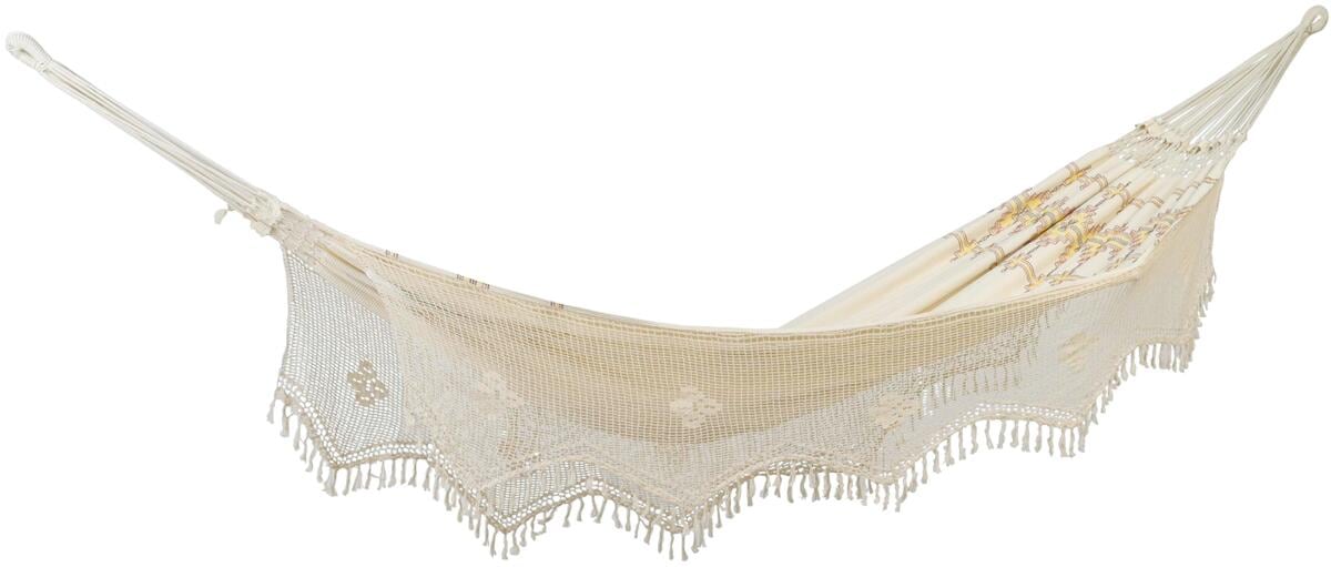 Hengekøye Rio Boho med sprederstang 360 cm sett forfra