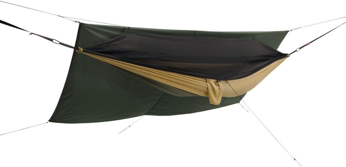Hengekøye-sett Trace Ultimate 300x140cm med myggnett forfra