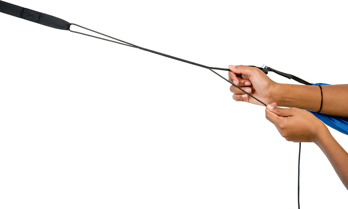 Detalj av karabiner på Hengekøye tausett Adventure 90 g, maks 150 kg Amazonas