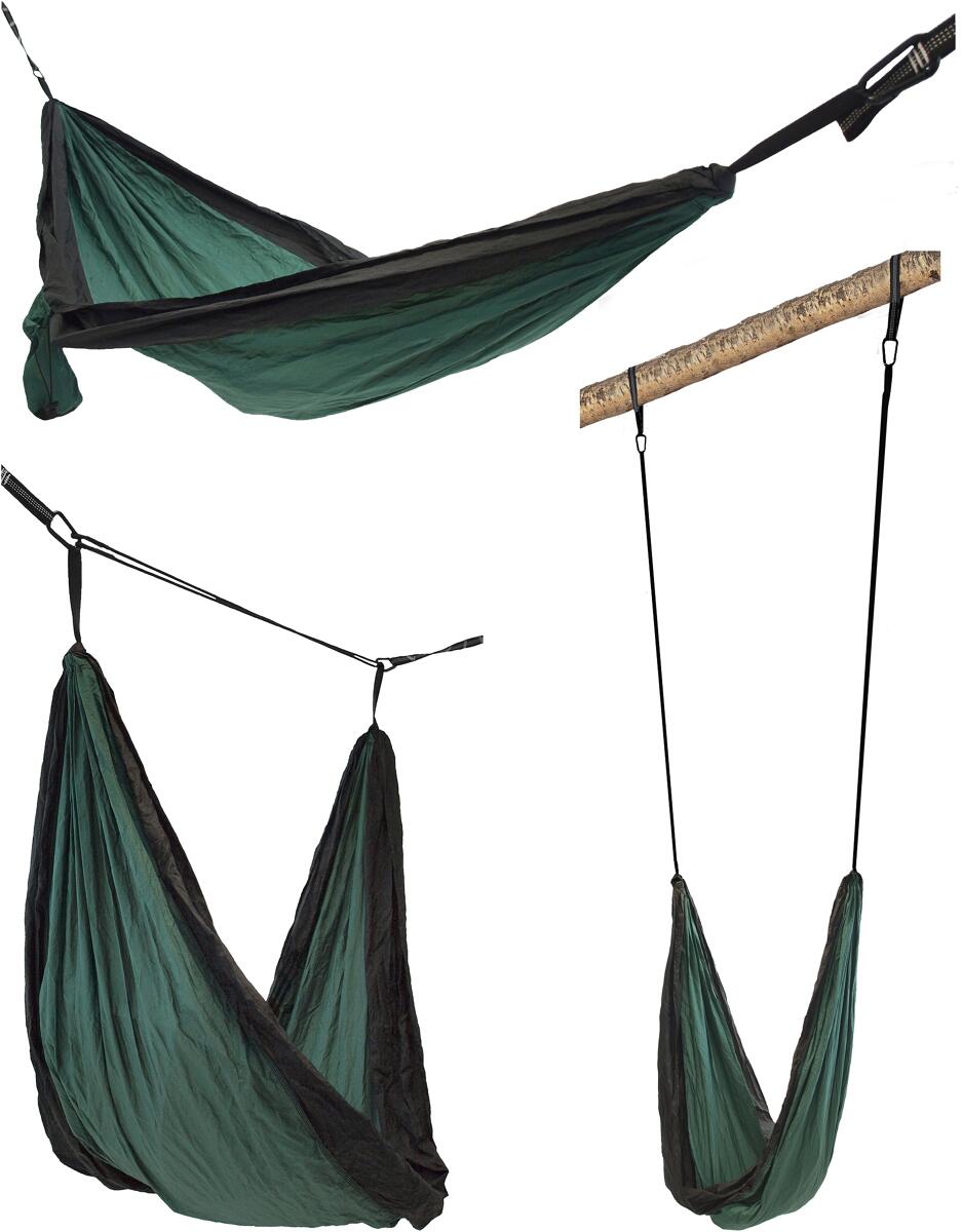 Hengekøye Swing Sit Relax 260x140cm nylon forfra