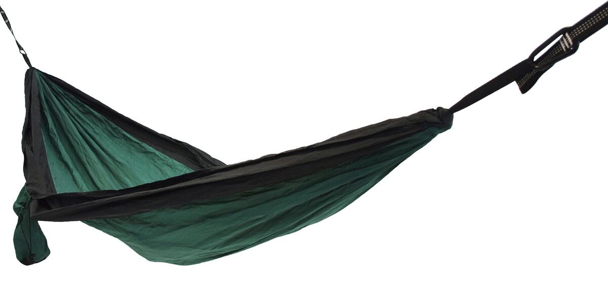 Hengekøye Swing Sit Relax 260x140cm nylon kompakt pakket