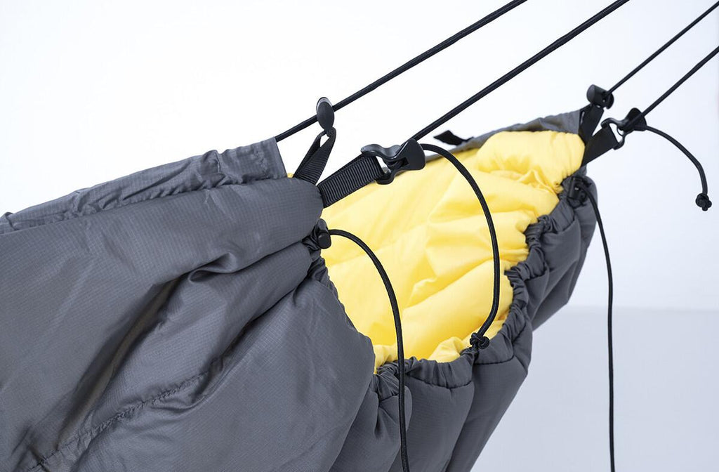 Detalj av Hengekøye underquilt Pinneco Mantle 205x122 cm 510 g