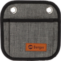 Hengeoppbevaring Milo 1 med 1 lomme 20 x 20 cm polyester svart forfra