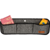 Hengeoppbevaring Milo 3 med 3 lommer 60 x 20 cm polyester svart bakside