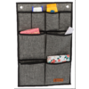 Hengeoppbevaring Milo Multi 38 x 58,5 cm 8 lommer polyester svart bakside